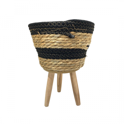 Modern Basket Planter Plant Pot Stand (B)