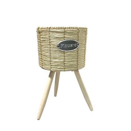 Modern Basket Planter Plant Pot Stand (A)