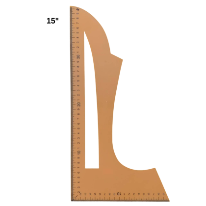 Pembaris Jahit Plastik / Plastic Tailoring Ruler